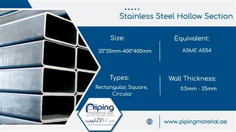 structural steel hollow section dimensions